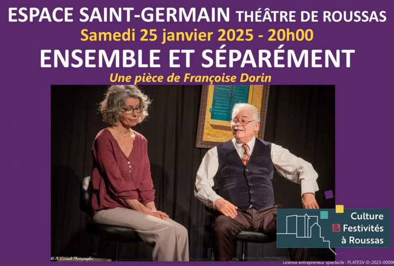 “Ensemble et séparément” Une pièce de Françoise Dorin à Roussas - 0